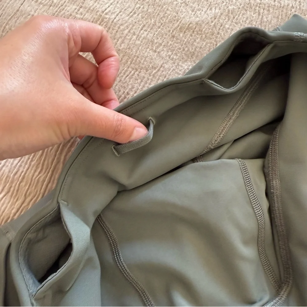 lululemon athletica Olive Green Cropped Leggings